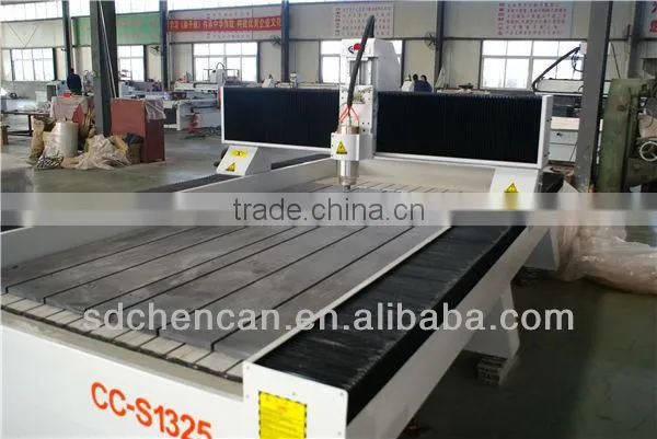 CHENCAN CNC natural stone carving router machines with dust collector also can do wood engraving CC-S1325B