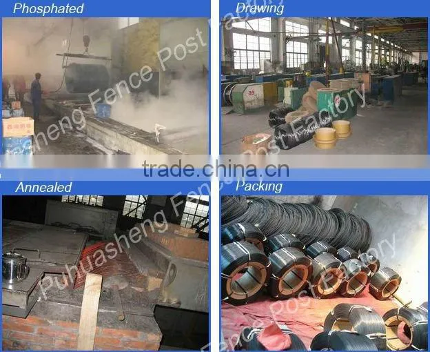 Hot dip galvanized high spring steel wire