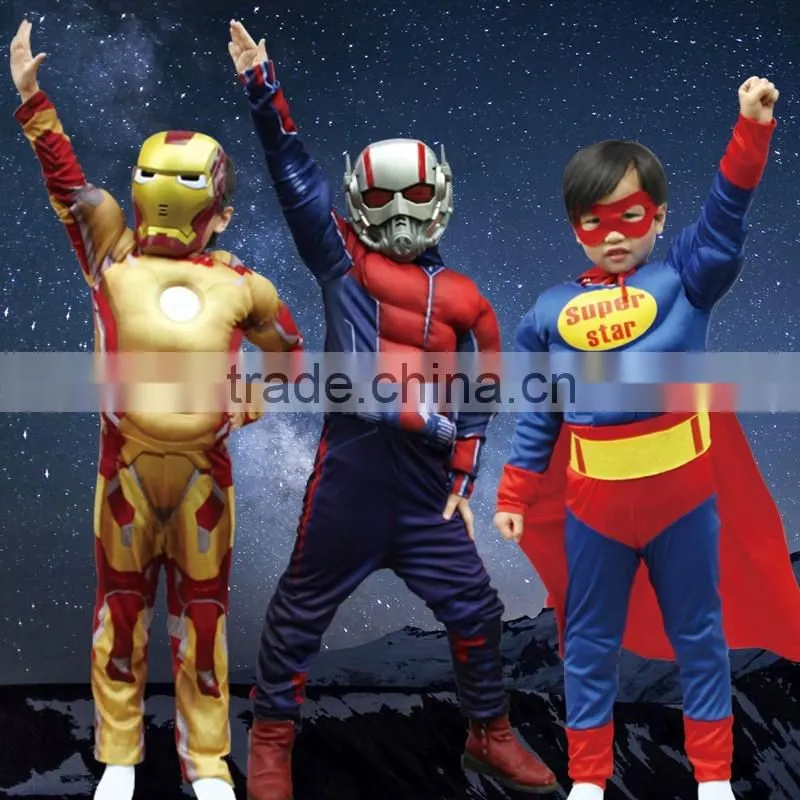 2016 Children play Cosplay uniform Halloween anime clothing cos costumes thor muscle performance clothing manufacturers