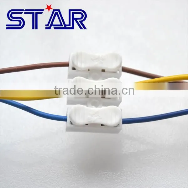 New Design Three-Wire Terminal Blocks 380V 10A CH3 Ceiling Lamp Accessories Lighting Fast Wire Cable Connectors