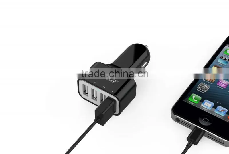 Car charger usb mp3 player fast charging 3 port 5.1a 4 port car charger