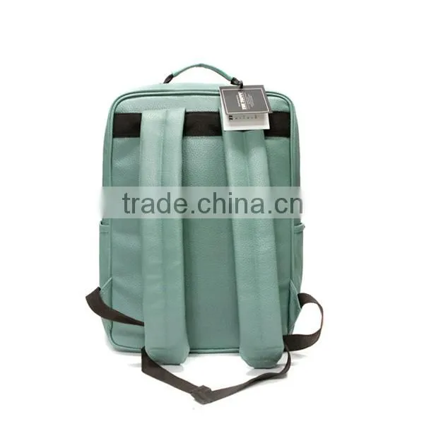 Simple design vintage leather backpack for Promotion