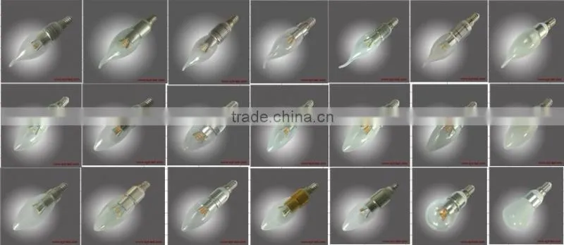 High quality&Low price UL CUL EMC ETL dimmable 5w 360 degree E12/E14/E17/B15 LED candle light bulb