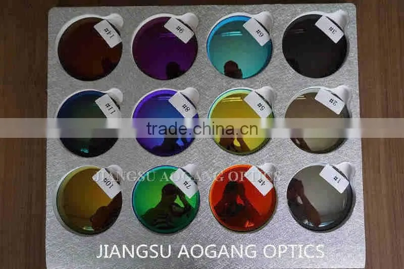 1.56 mirror/revo tinted lens eye color lens