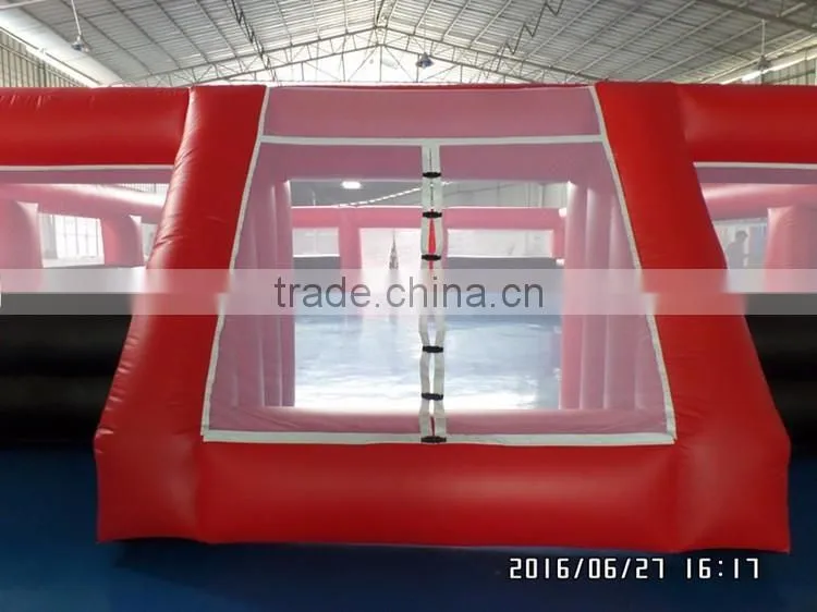 customized size and color inflatable football field for sale