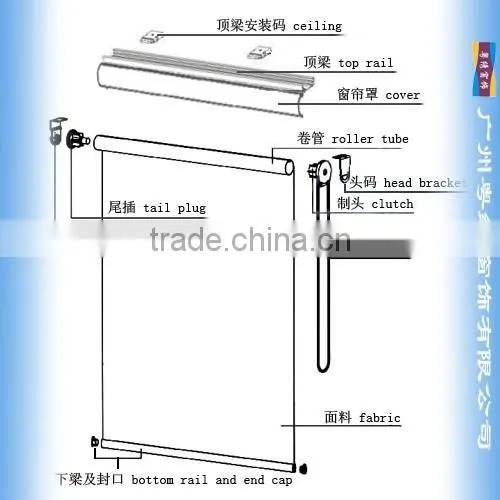Home Decor Manual Chain Roller Shades