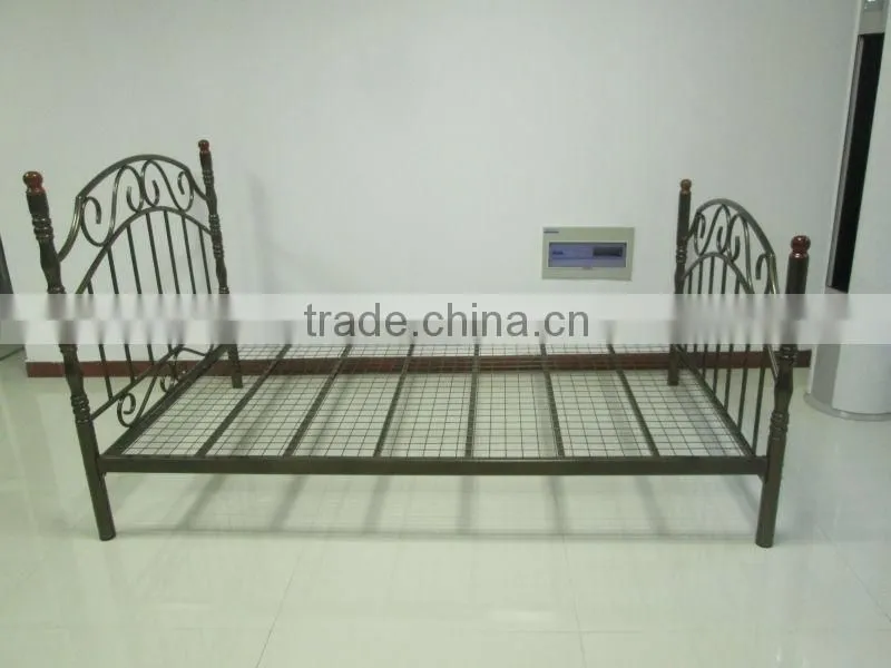 antique metal bed with modern design