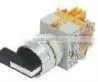 2 or 3 position rotary selector switch with long handle silver contact D7-11XB