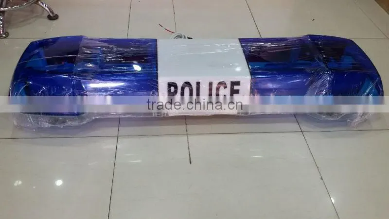 led blue police emergency flashing lightbar