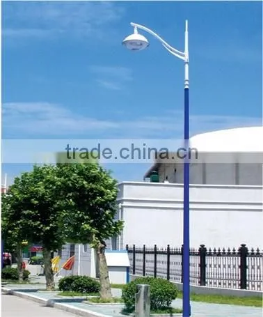 galvanized powder coated tapered road light pole