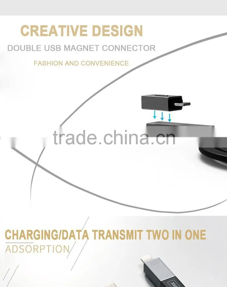 REMAX Shadow Led 2In1 magnetic usb data cable