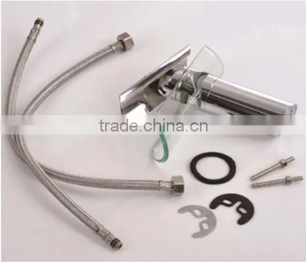big spray mouth basin faucet, glass bottle with faucet single handle basin faucet, china sanitary ware