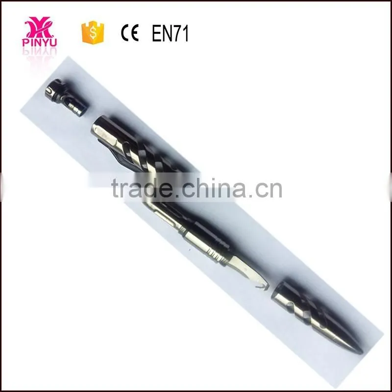 Perfect new model cT4 Titanium material self defense tactical ball pen with knife