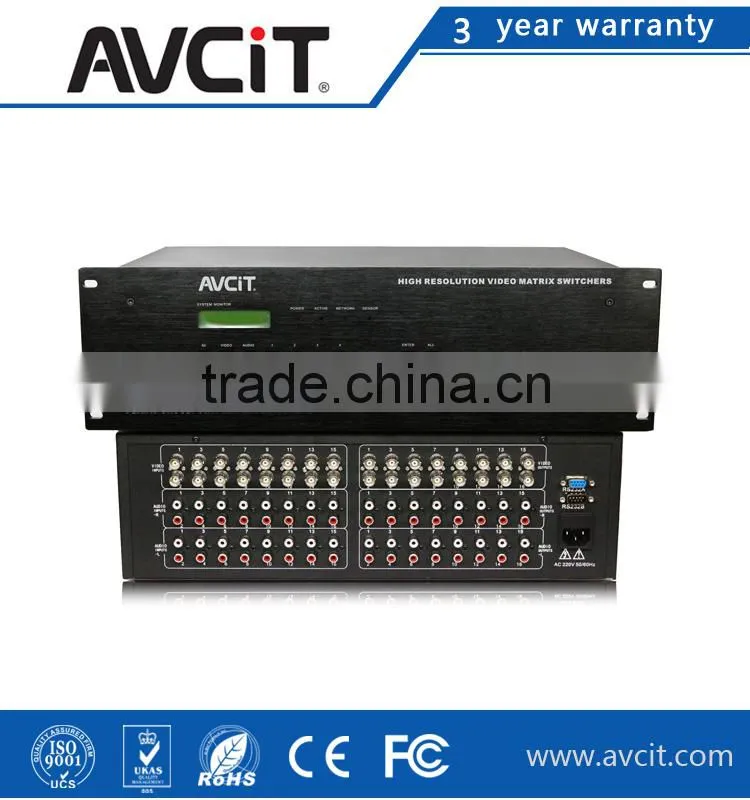 AV matrix switcher 8X8 16X16 32*32