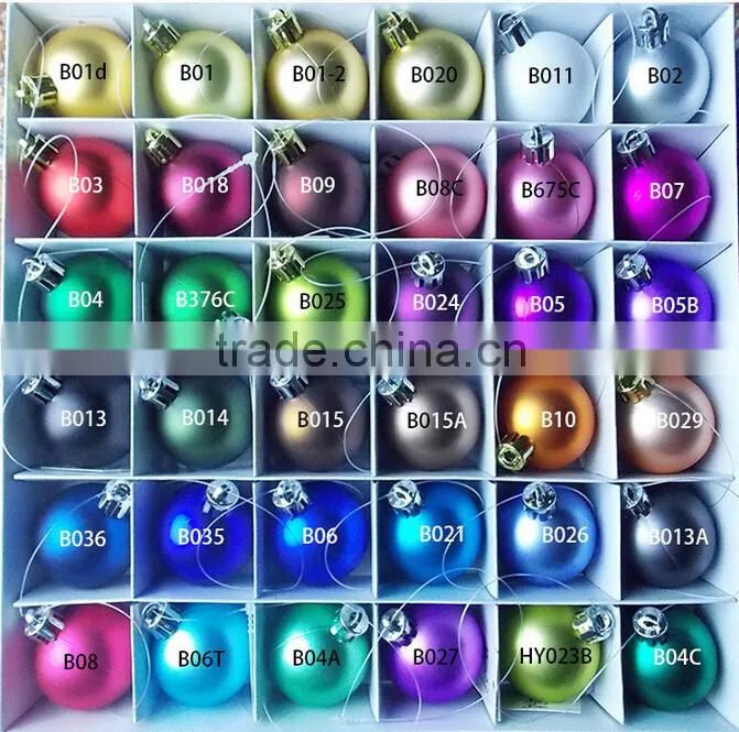 Wholesale Shatterproof Silver Splendor 4-Finish Christmas Ball Ornaments