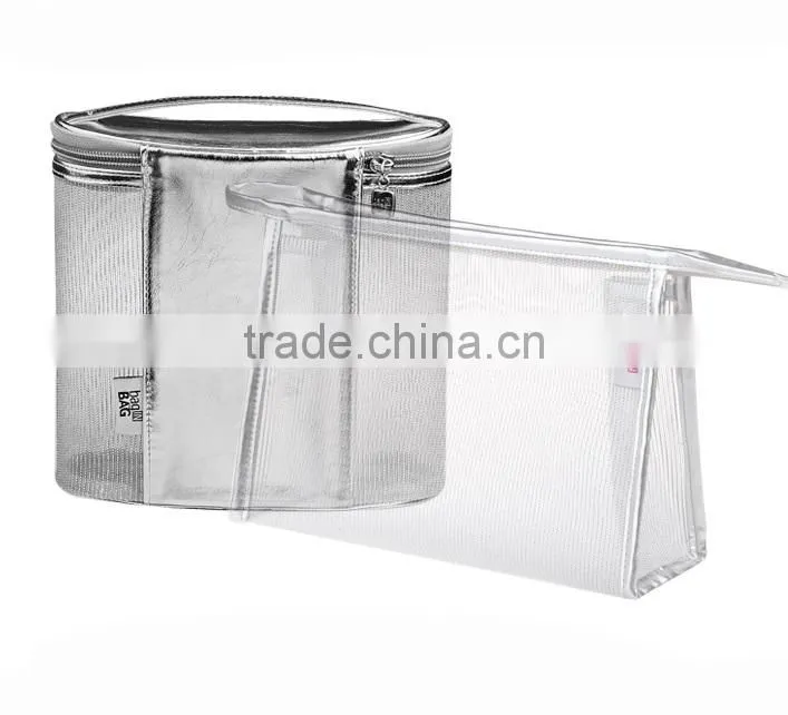 2015 new style promotional custom mesh cometic bag