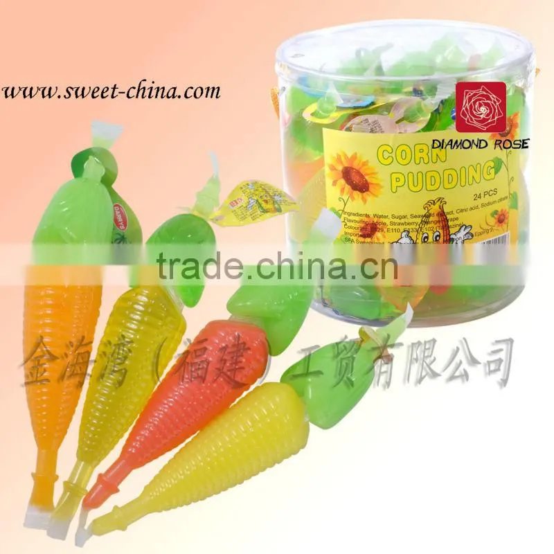 Corn pudding in jar