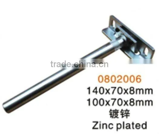 Adjustable 68x13x10mm steel zinc-plated invisible shelf support