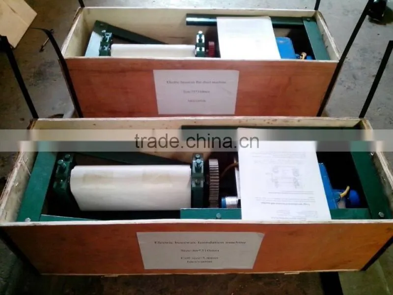electric beeswax foundation mill/beeswax machine for sale