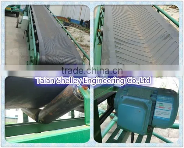 grain pellets rubber belt conveyor system price