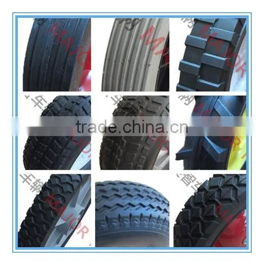 10x1.75 semi-pneumatic rubber tire