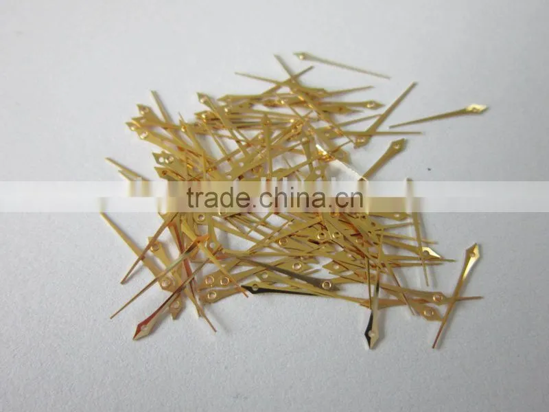gold plating diamond cut watch hands without luminous
