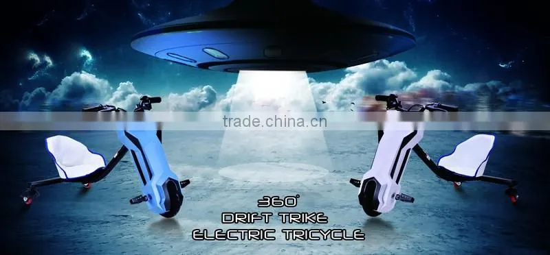 36V 6.5Inch Motor Three Wheel Electric Drift Trike Bikes Kids Scooter