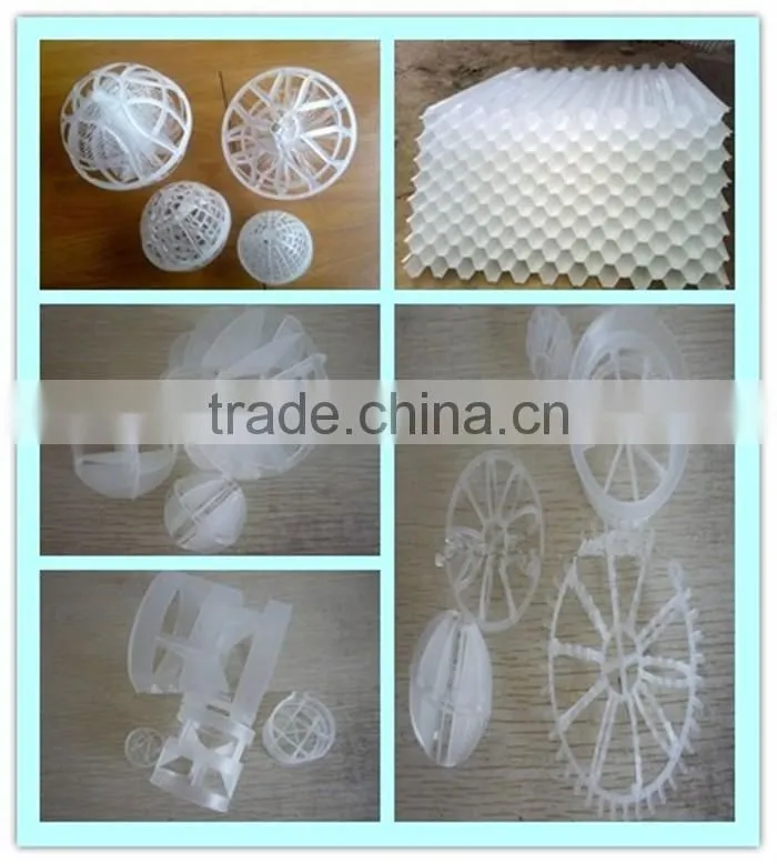 PP Straight And Inclined Honeycomb Packing Tubes