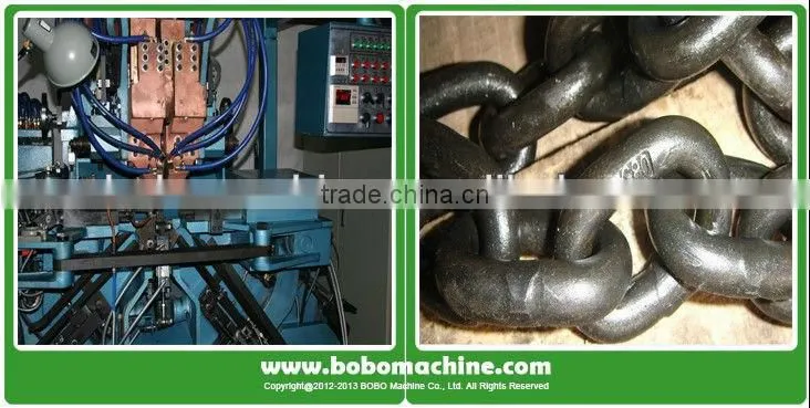 Automatic chain making machine