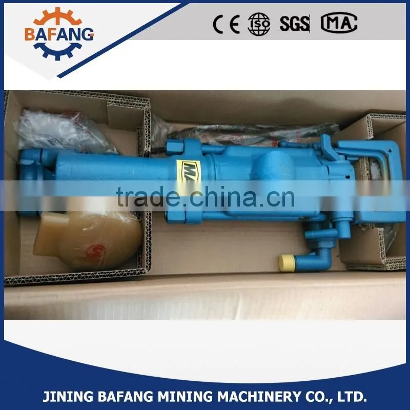 Road construction used pneumatic rock drill 7655(YT23) with air leg