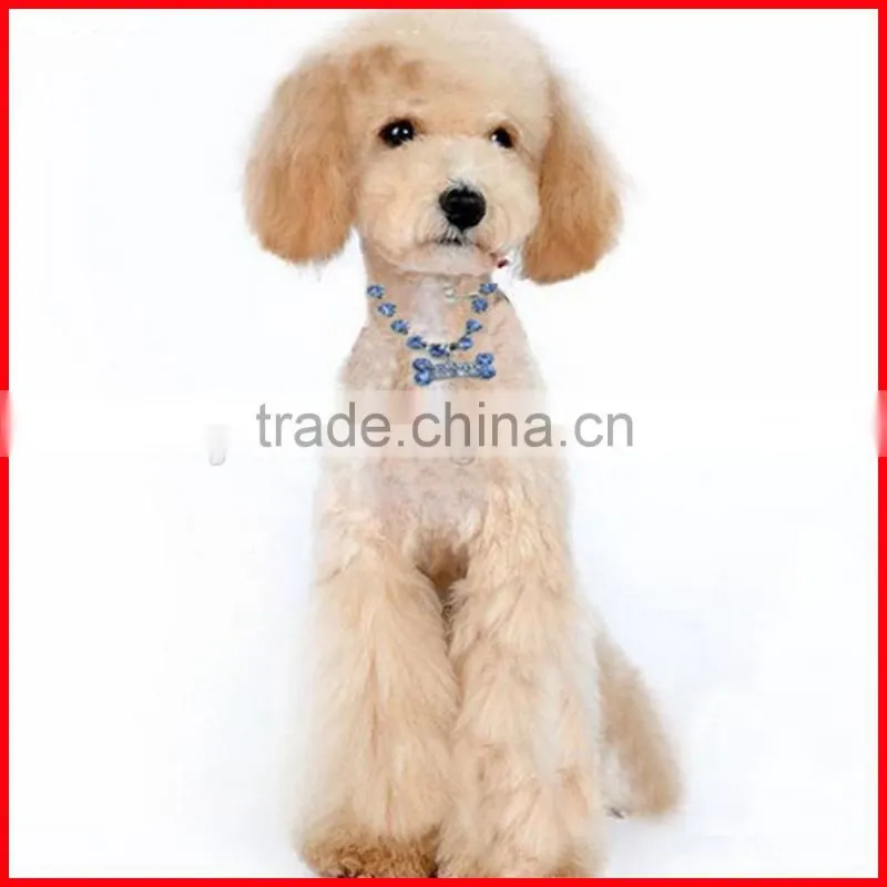 2016 Diamond Pet Dog Cat Tie Crystal Rhinestone Collar Necklace Accessories