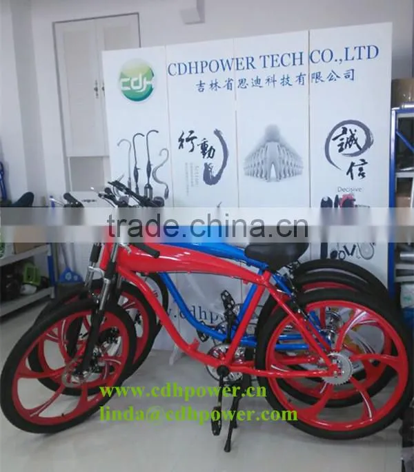 motorized bicycle with gas frame built in equipped with engine kits