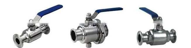 Sanitary quick-installed(clamp) ball valve