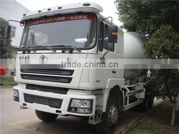 China SHACMAN F3000 6x4 concrete transport truck mixer with best price