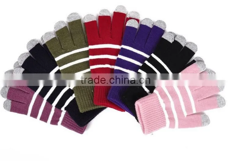 soft warn golves for touch screen smart mobile phone