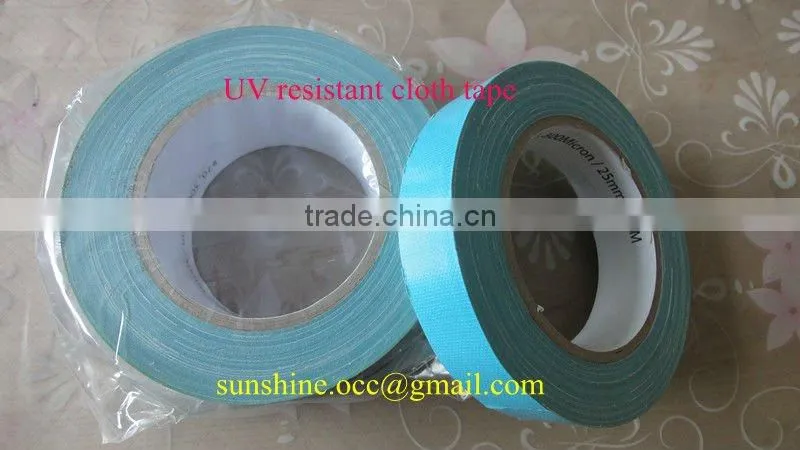 UV resistant light green cloth tapes