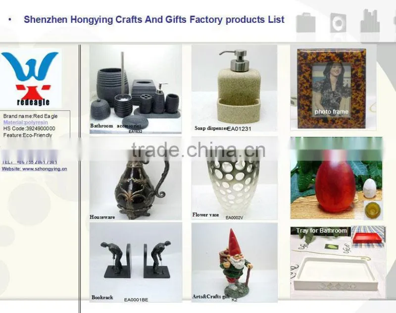 EA0354 trendy black bathroom accessory set wholesale
