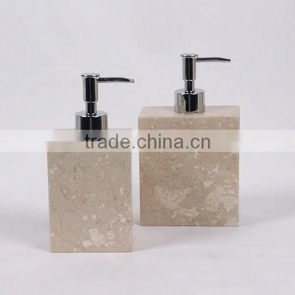 Marble home decor bathroom accessories sets designed from factory wholesale