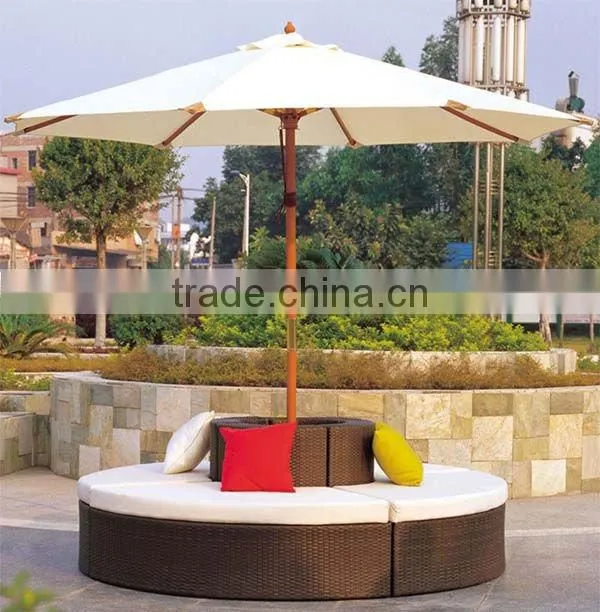 KD outdoor furniture garden sun bed rattan lounge daybed
