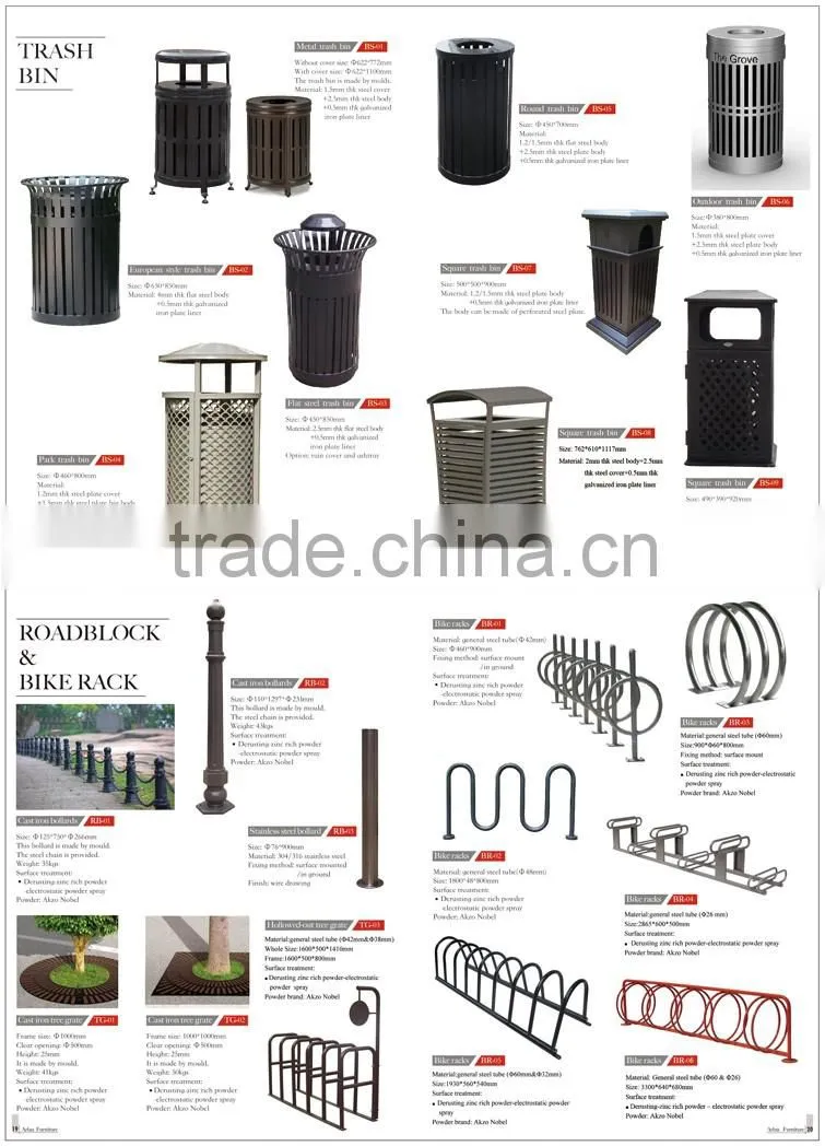 Arlau Park stainless steel commercial bike racks for sale