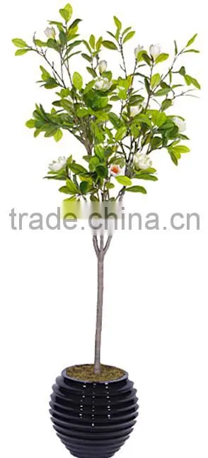 indoor Home garden decorative 250cm Height make artificial green live magnolia bonsai tree EXLYPZ06 0510