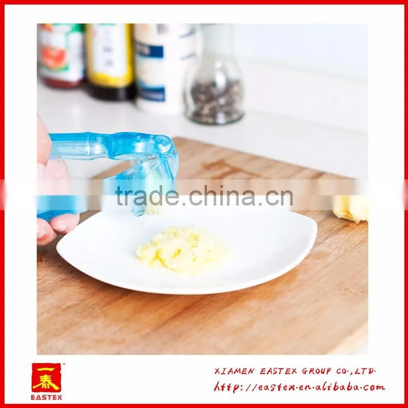 Manual convenient use plastic PC garlic presser and crusher