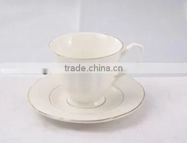 fashion ceramic coffee mug/coffee cup with plate