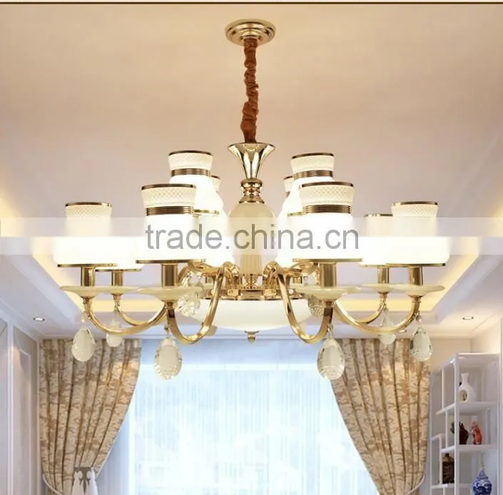 M976 Momoda decorations European simple Crystal modern living room bedroom lighting chandelier pendant lamp