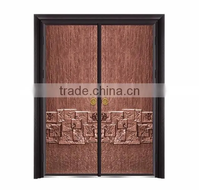 BSINI security entrance door aluminum door steel main door wood carving design(BG11-M067)