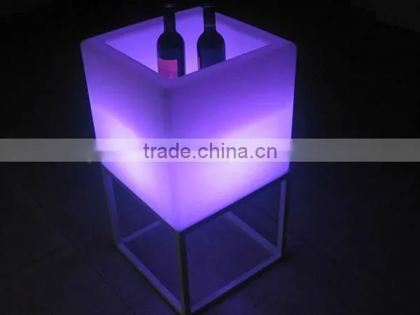modern led lighting bar furniture, led lighting flower pot, led fruit pot