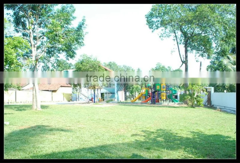 SAFE EN1176 STANDARD TROPICAL RAIN FORET SERIES CHILDREN PLASTIC SLIDE ,OUTDOOR SLIDE (HA-01701)