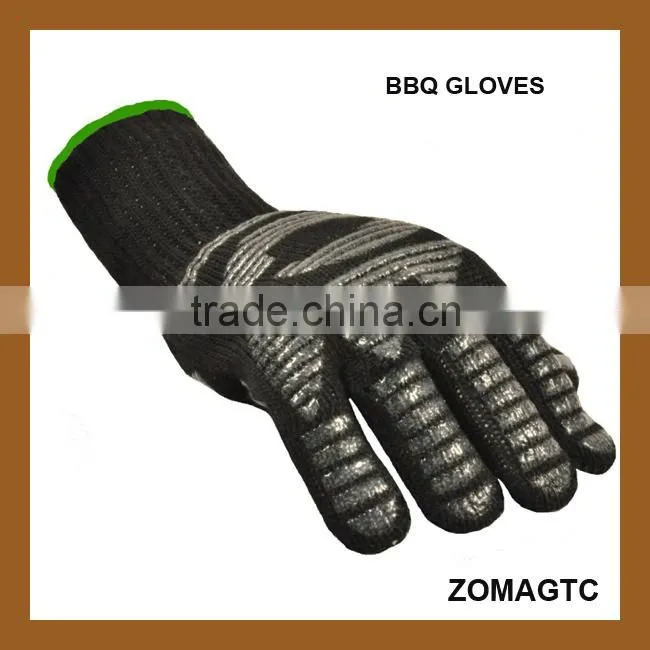 Amazon Silicon Heat Resistant Fireplace And Barbecue Pit Mitt BBQ Gloves,Kitchen Oven Use Heat Resistant Gloves