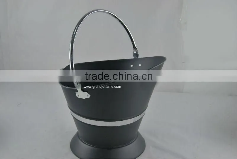 fireplace accessories matte black big waterloo coal bucket