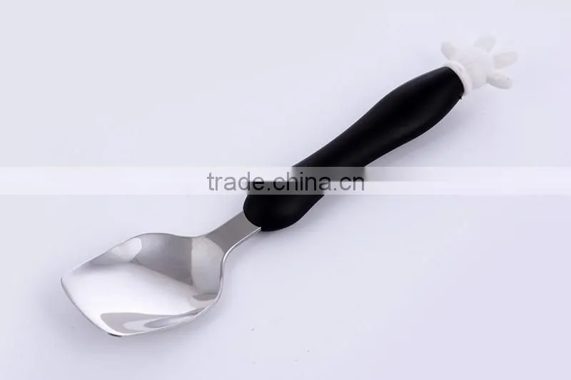 BXZ15 Adorable cute carton cutlery set kitchen utensils baby spoon and fork set